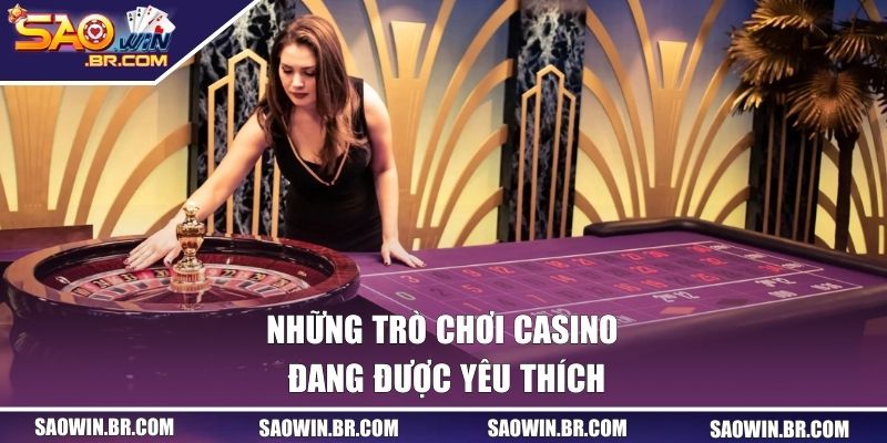 Những trò chơi đỉnh cao tại SAOWIN đang được yêu thích