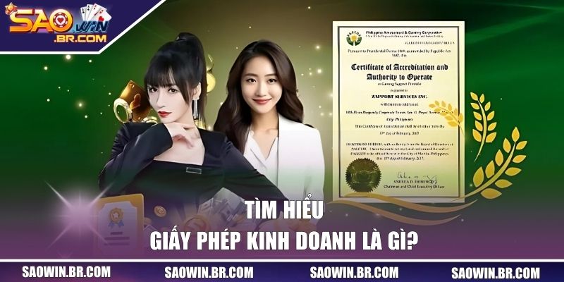Giấy Phép Kinh Doanh SAOWIN - Chứng Nhận Hoạt Động Hợp Pháp 1 Giấy phép kinh doanh là gì?